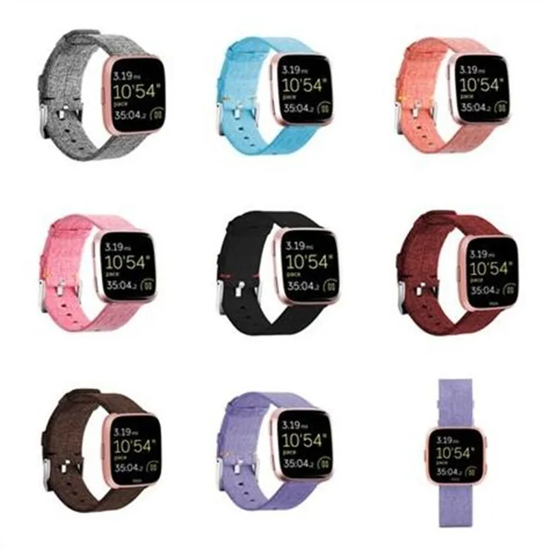 Replacement Canvas Watchband Buckle Strap Wristband for Fitbit Versa Smartwatch Watch Band Wrist Bracelet
Replacement Canvas Watchband Buckle Strap Wristband for Fitbit Versa Smartwatch Watch Band Wrist Bracelet