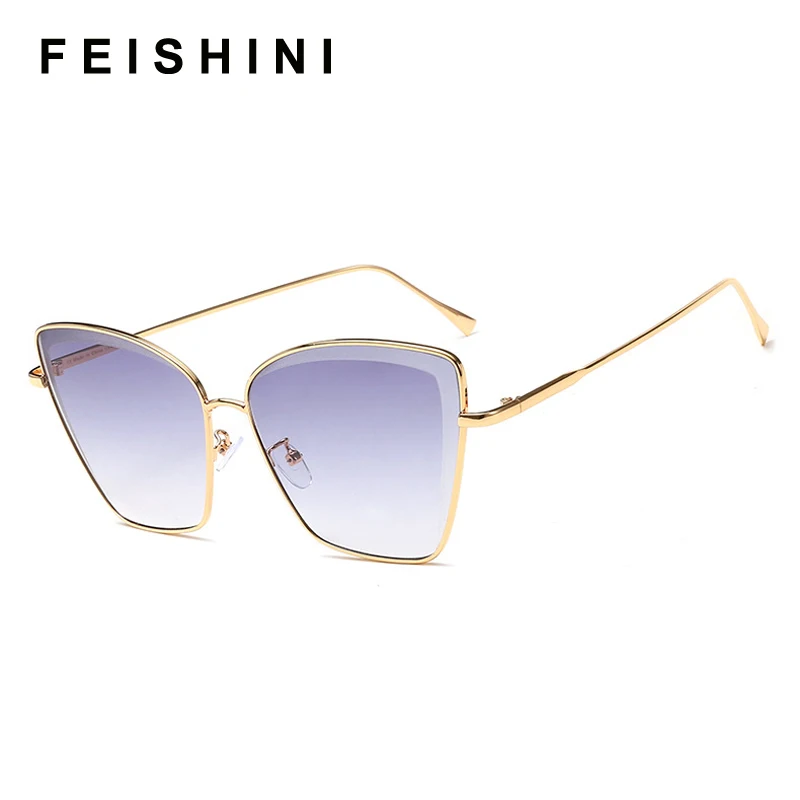 FEISHINI Pink Superstar Vintage Sunglasses Women Cat eye 2020 High Quality Luxury Brand Design Mirror Sunglass Ladies Oversizd
FEISHINI Pink Superstar Vintage Sunglasses Women Cat eye 2020 High Quality Luxury Brand Design Mirror Sunglass Ladies Oversizd