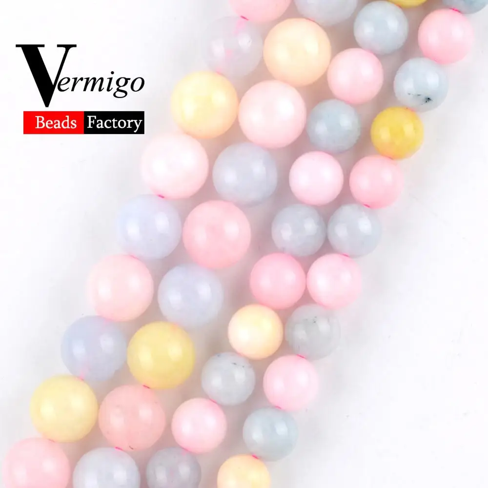 Wholesale Natural Stone Beads Morgan Stone Round Charm Spacer Beads For Jewelry Making Diy Bracelet Accessories Perles 15"
Wholesale Natural Stone Beads Morgan Stone Round Charm Spacer Beads For Jewelry Making Diy Bracelet Accessories Perles 15"