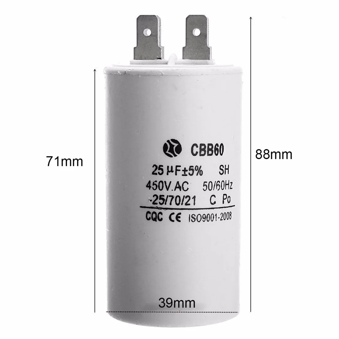 1 шт. новый бензиновый генератор CBB60 25 мкФ 450V AC 50 Гц/60 Гц | Инструменты