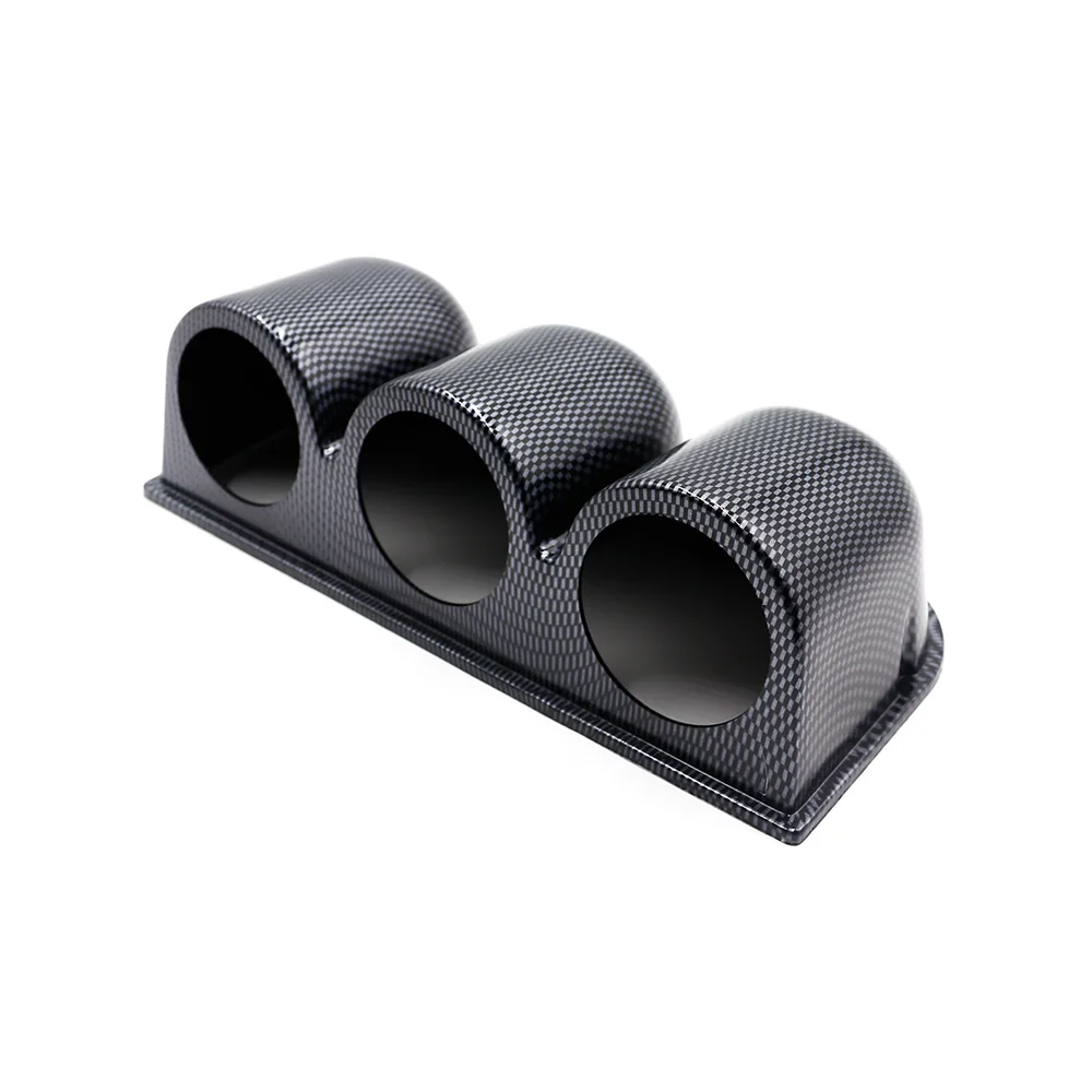 52mm Carbon Gauge Pod Triple hole Cup Car 52mm gauge Cap Cup Dash Pod Mount Holder Plastic Houder Gague Car Meter
52mm Carbon Gauge Pod Triple hole Cup Car 52mm gauge Cap Cup Dash Pod Mount Holder Plastic Houder Gague Car Meter