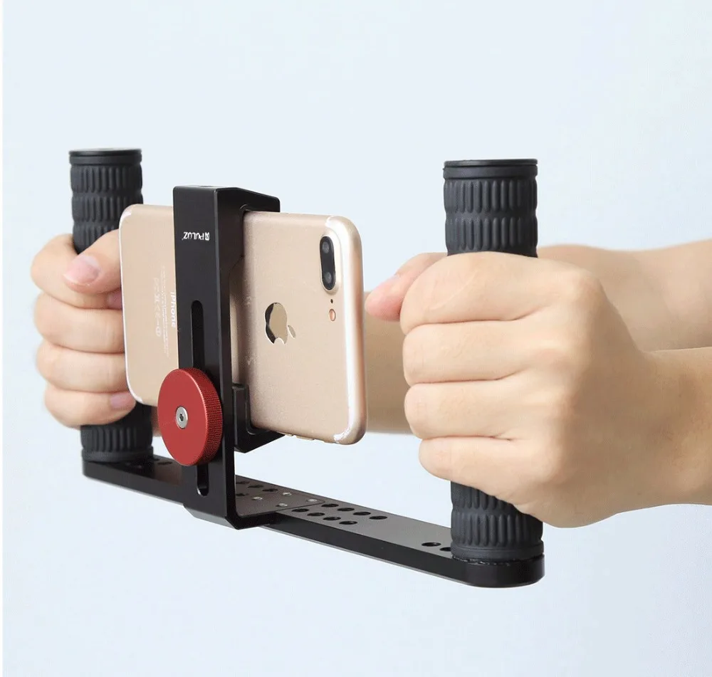 New Dual Handgrips for Iphones Xiaomi Huawei Samsung 3.5-6inch Smartphones Handheld Stabilizer for Shooting Taking Photos Videos
New Dual Handgrips for Iphones Xiaomi Huawei Samsung 3.5-6inch Smartphones Handheld Stabilizer for Shooting Taking Photos Videos