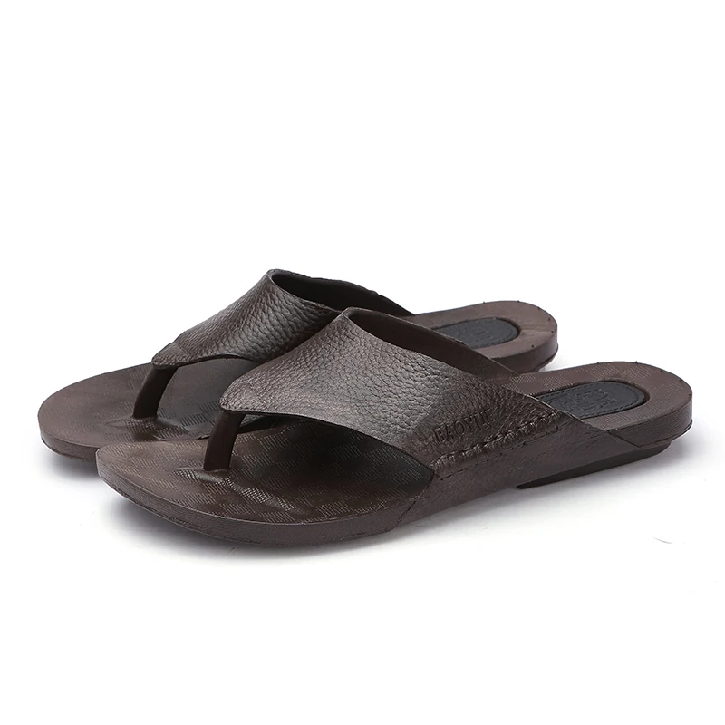 YEINSHAARS 2019 Summer Men Shoes Fashion Men Flip Flops Trendy Anti-slip Leather Men Casual Shoes Classic Massage Beach Slippers
YEINSHAARS 2019 Summer Men Shoes Fashion Men Flip Flops Trendy Anti-slip Leather Men Casual Shoes Classic Massage Beach Slippers
