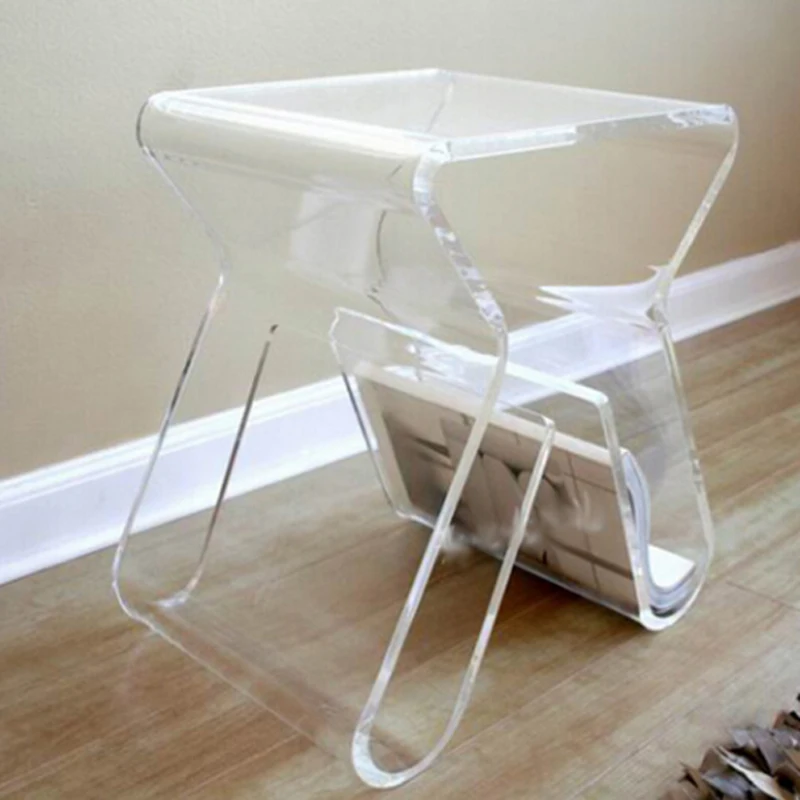 Бесплатная доставка Прозрачный акриловый стол|end table|acrylic end tableclear acrylic table |