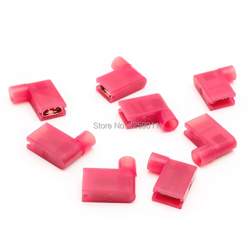 500PCS Crimp Terminals FLDNY1.25-250 Nylon Flag Female Terminal insulated flag 6.3 plug Right Angle Terminals wire connector
500PCS Crimp Terminals FLDNY1.25-250 Nylon Flag Female Terminal insulated flag 6.3 plug Right Angle Terminals wire connector