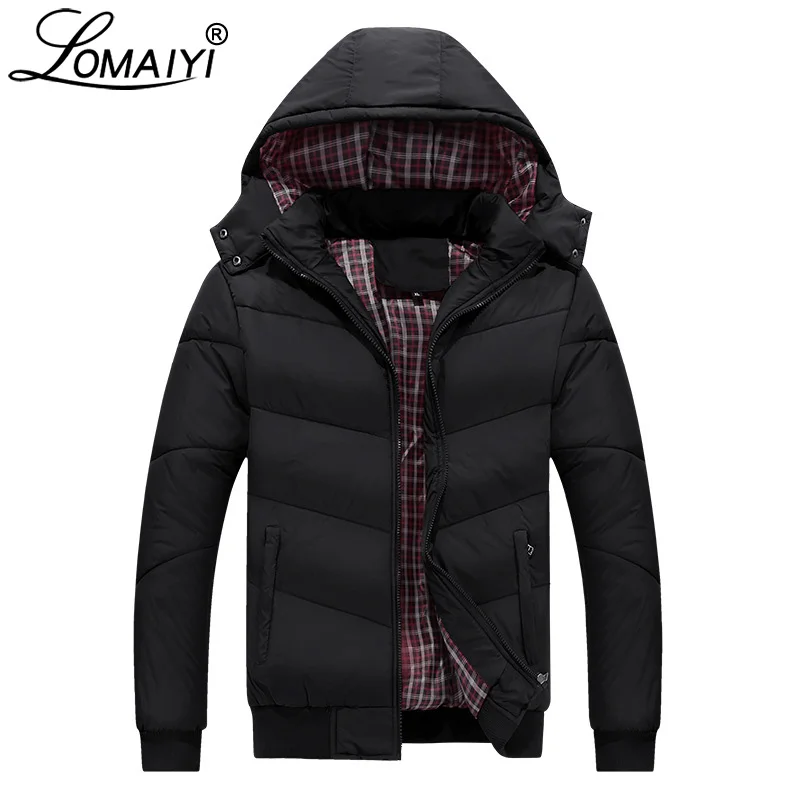LOMAIYI Men's Winter Jacket Men 2018 Warm Thick Parka Male Cotton-Padded Coats Mens M 5XL Hooded Windbreaker Man Overcoat BM246
LOMAIYI Men's Winter Jacket Men 2018 Warm Thick Parka Male Cotton-Padded Coats Mens M 5XL Hooded Windbreaker Man Overcoat BM246