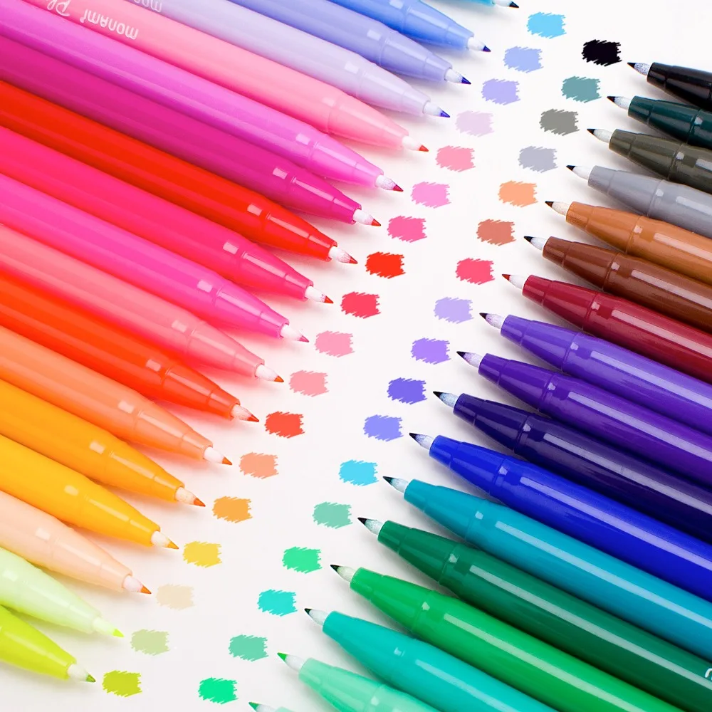 Art Marker Pen Watercolor Pen Set-Medium & Fine Tip,Water Based Coloring Markers,Rich and Vibrant Colors Perfect for Adult Color
Art Marker Pen Watercolor Pen Set-Medium & Fine Tip,Water Based Coloring Markers,Rich and Vibrant Colors Perfect for Adult Color