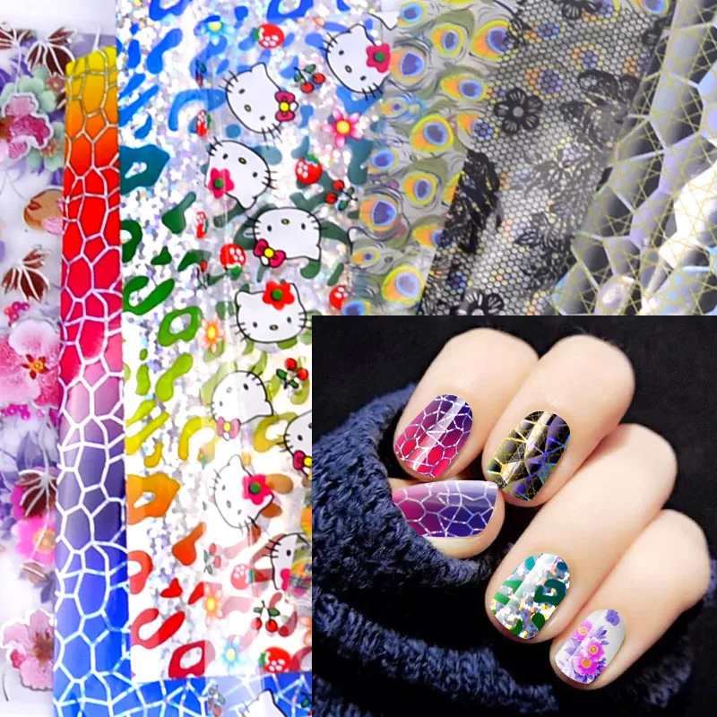 20 Designs Nail Art Foils Laser Shinning Mixed Beauty Transfer Tips Sticker Craft DIY Universe Decorations
20 Designs Nail Art Foils Laser Shinning Mixed Beauty Transfer Tips Sticker Craft DIY Universe Decorations