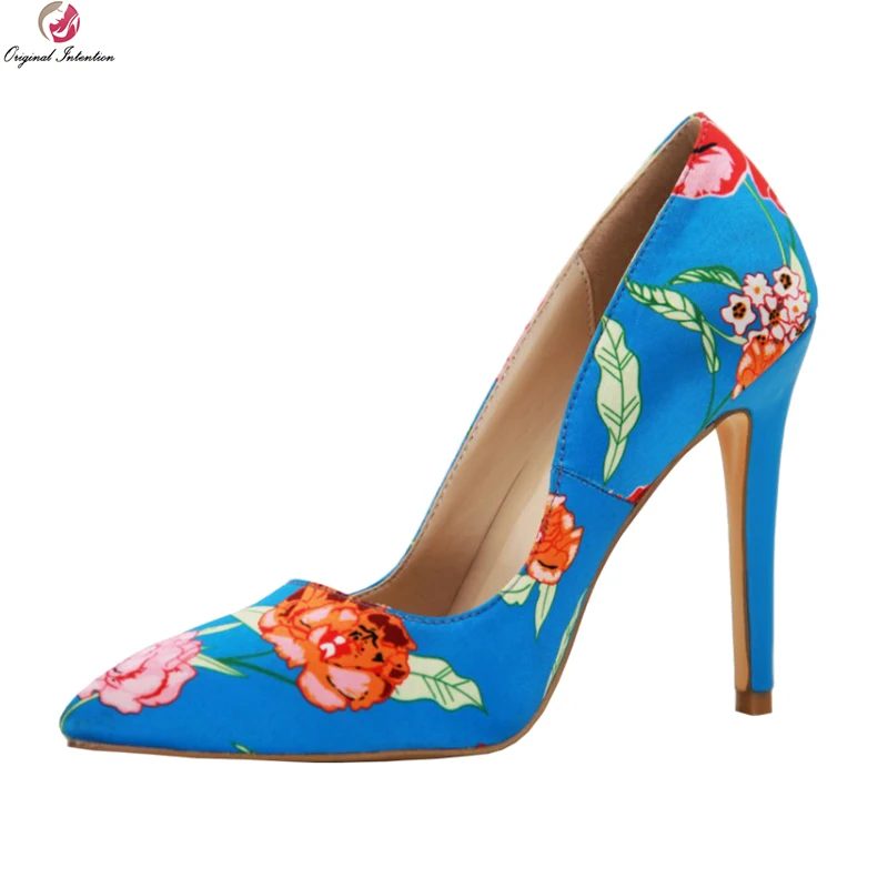 Original Intention New Gorgeous Women Pumps Sexy Pointed Toe Thin High Heels Pumps Ladies Blue Shoes Woman Plus US Size 4-10.5
Original Intention New Gorgeous Women Pumps Sexy Pointed Toe Thin High Heels Pumps Ladies Blue Shoes Woman Plus US Size 4-10.5