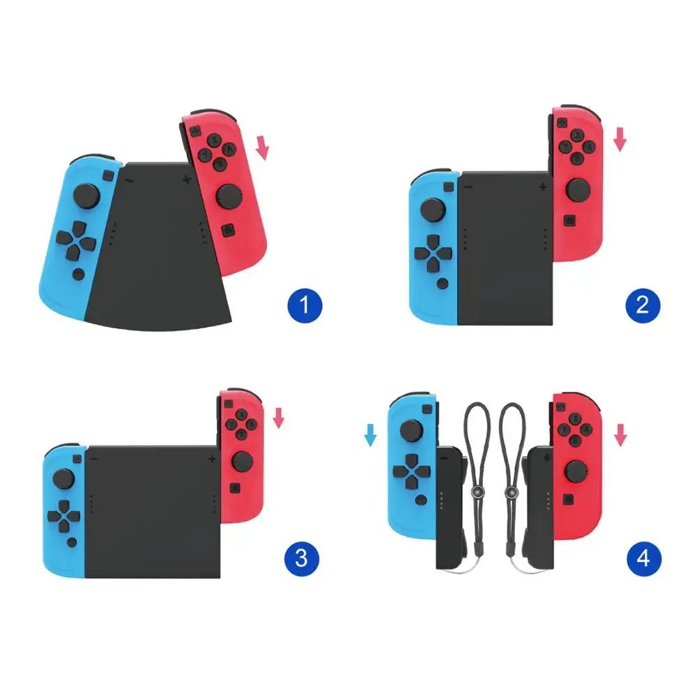 5-в-1 комплект коннекторов для Nintendo Switch NS Joy-Con, левая и правая рукоятка из АБС-пластика, держатель, подставка для контроллера Nintendo Switch NS
5-в-1 комплект коннекторов для Nintendo Switch NS Joy-Con, левая и правая рукоятка из АБС-пластика, держатель, подставка для контроллера Nintendo Switch NS