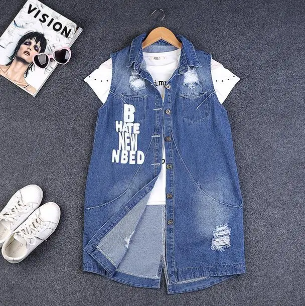 Plus size S-7XL fall new print cowboy vest female female hole fashion sleeveless vest jacket
Plus size S-7XL fall new print cowboy vest female female hole fashion sleeveless vest jacket