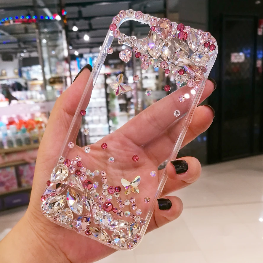 Розовый прозрачный чехол для телефона huawei mate 10 9 Pro Nova 3 3i 3E 2S 2 P20 P10 Plus Lite жесткий