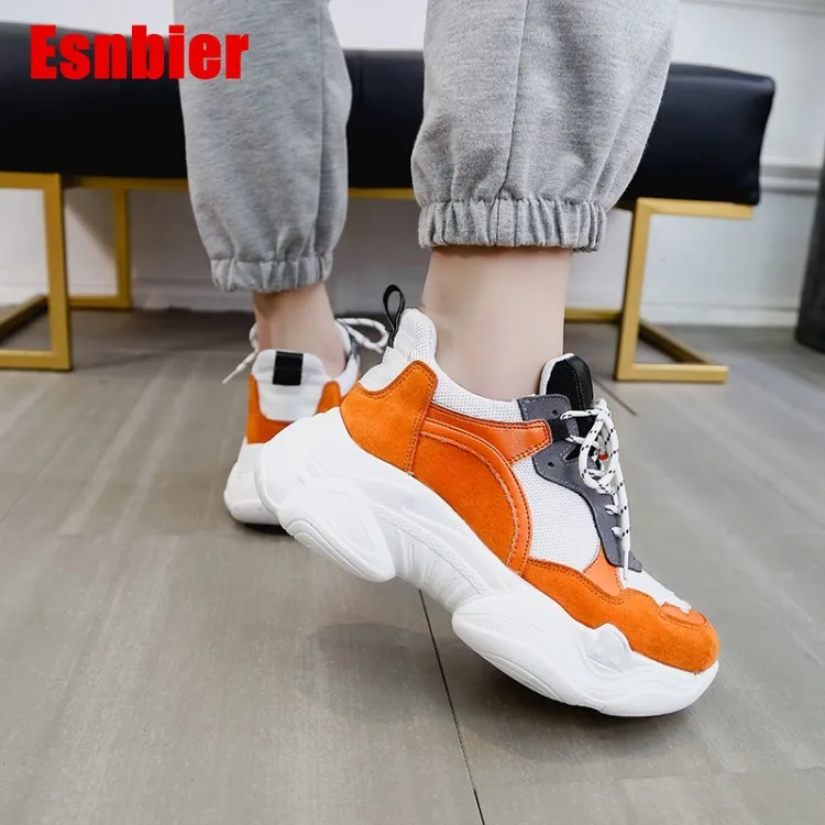Esnbier Women Casual Shoes Fashion Women Sneakers Breathable Mesh Outdoor Walking Shoes Lace Up Flat Shoes size 35-39
Esnbier Women Casual Shoes Fashion Women Sneakers Breathable Mesh Outdoor Walking Shoes Lace Up Flat Shoes size 35-39