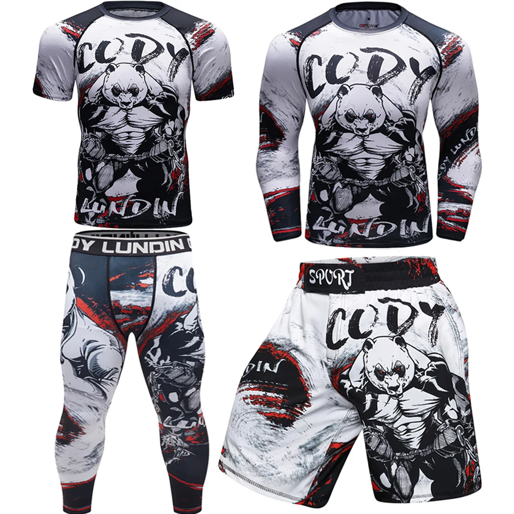 Rashguard men's Kimono Jiu Jitsu Mma T-shirt+Pants Sets Muay thai Shorts Bjj Rashguard for Men Gym Boxing Jerseys Clothing Boxeo
Rashguard men's Kimono Jiu Jitsu Mma T-shirt+Pants Sets Muay thai Shorts Bjj Rashguard for Men Gym Boxing Jerseys Clothing Boxeo