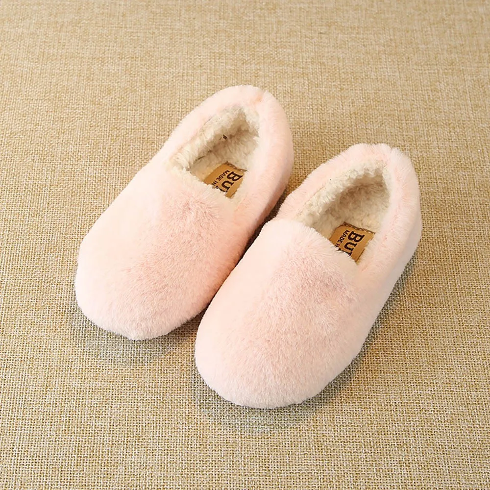 New Fashion Children's shoes Rubber Casual Shoes for boys girls Autumn Winter Fluffy Solid Flock Single k419 | Детская одежда и