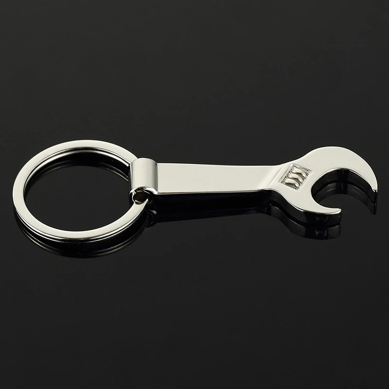 Wrench Key Shape Silver Key Ring Chain Keychain Keyfob Bottle Can Opener Dropshipping In-Stock Stocked
Wrench Key Shape Silver Key Ring Chain Keychain Keyfob Bottle Can Opener Dropshipping In-Stock Stocked