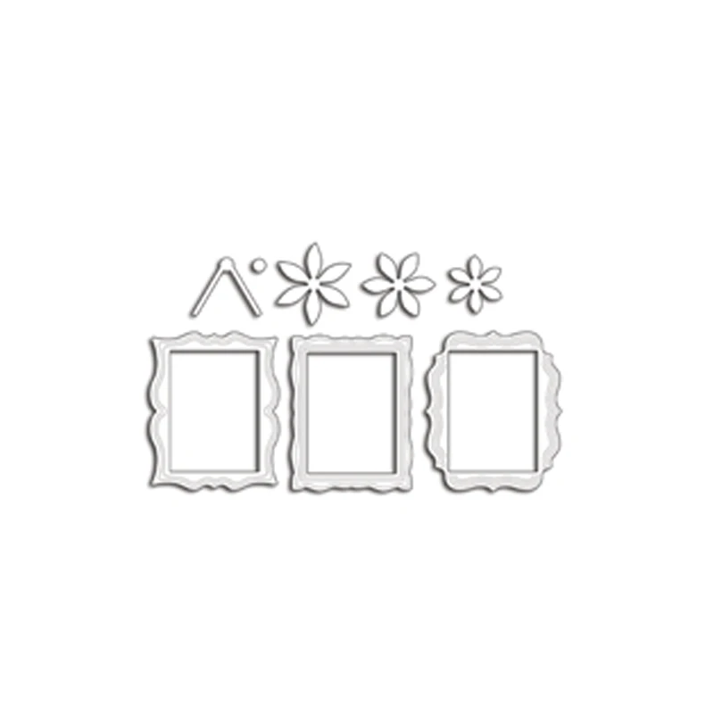 Flower Photo Frame Metal Cutting Dies Stencil For DIY Scrapbooking Decorative Embossing Suit Paper Cards Die Cutting Template
Flower Photo Frame Metal Cutting Dies Stencil For DIY Scrapbooking Decorative Embossing Suit Paper Cards Die Cutting Template