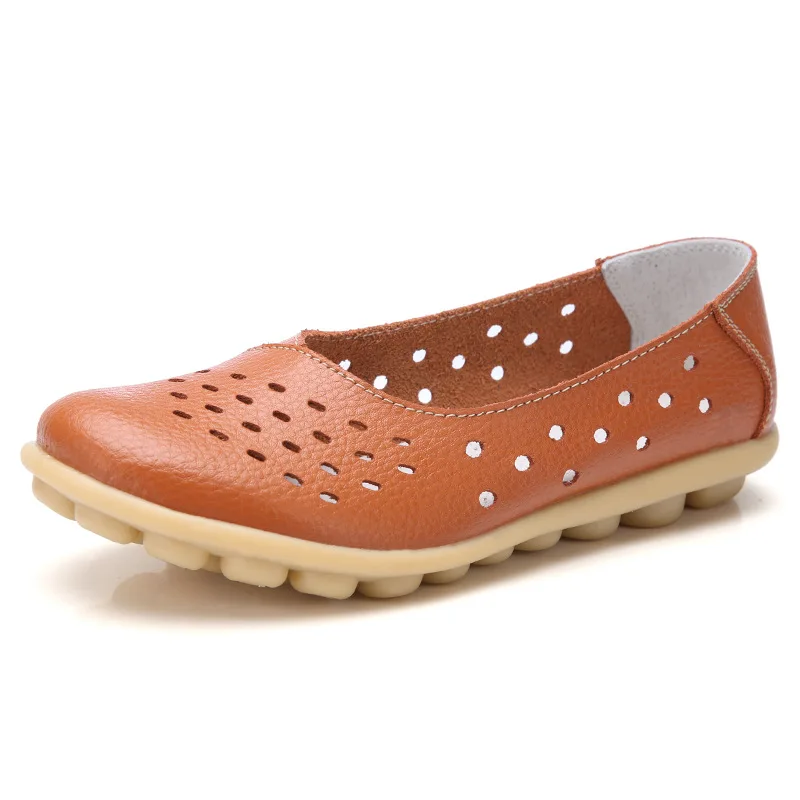 2019 Spring Women Genuine Leather Ballet Flats Casual Shoes Women Cutout Slip On Summer Flats Female Loafers
2019 Spring Women Genuine Leather Ballet Flats Casual Shoes Women Cutout Slip On Summer Flats Female Loafers