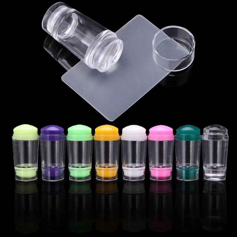Major Dijit 1Set Double Head Candy Color Silicone Jelly 2.3cm 2.8cm Head Stamper with Scraper Stamping Nail Art Tool Set 8Colors
Major Dijit 1Set Double Head Candy Color Silicone Jelly 2.3cm 2.8cm Head Stamper with Scraper Stamping Nail Art Tool Set 8Colors