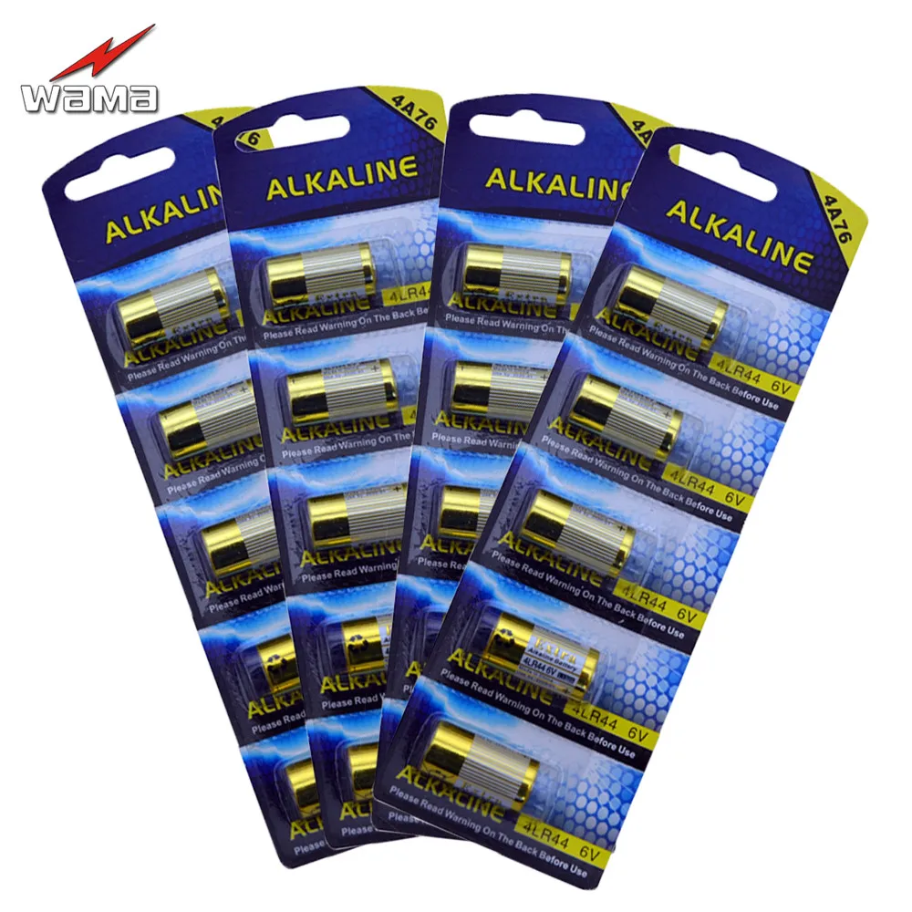 20pcs/4pack New Wama 4LR44 6V Dry Alkaline Batteries Cells Cosmetic Pen Bark Control Camera 28A 4AG13 544 L1325 4A76 Battery
20pcs/4pack New Wama 4LR44 6V Dry Alkaline Batteries Cells Cosmetic Pen Bark Control Camera 28A 4AG13 544 L1325 4A76 Battery
