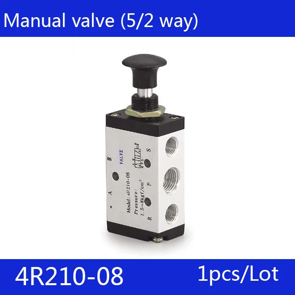 Free Shipping 1/4" 2 Position 5 Port Air Manual valves 4R210-08 Pneumatic Control Valve
Free Shipping 1/4" 2 Position 5 Port Air Manual valves 4R210-08 Pneumatic Control Valve