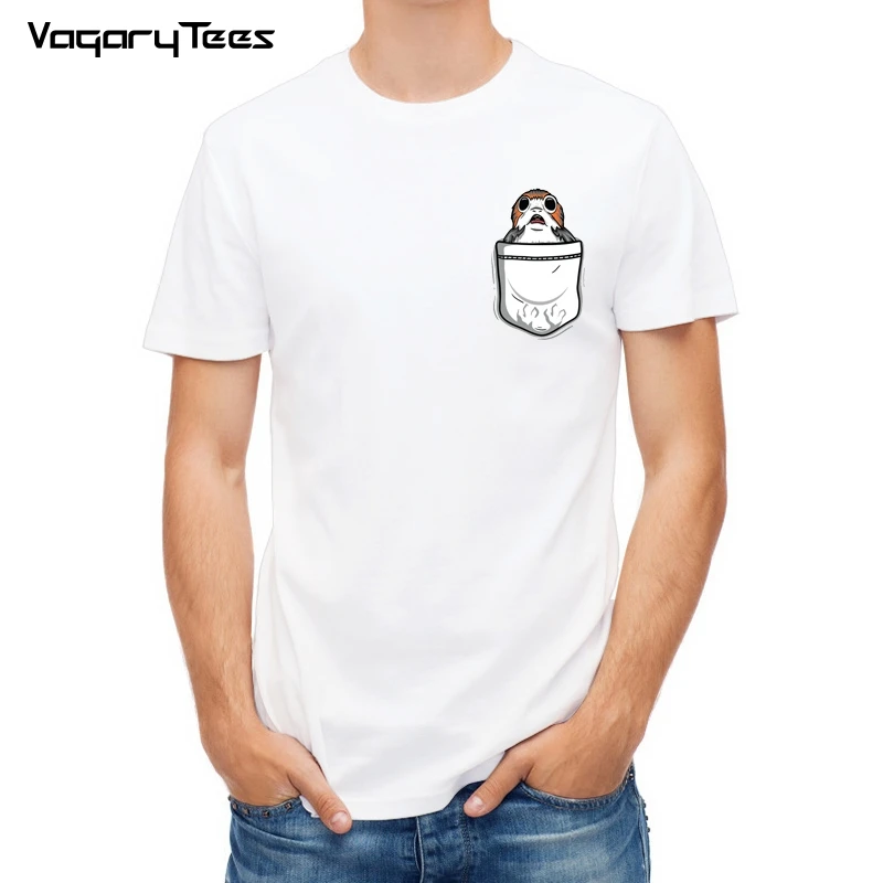 VagaryTees 2019 модные забавные мужские/женские футболки с карманом и принтом в виде