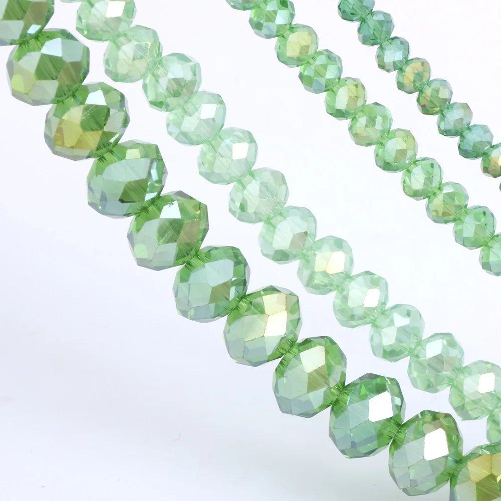OlingArt 3/4/6/8/10mm Round Glass Beads Rondelle Austria faceted crystal Grass green color beads Loose bead DIY Jewelry Making
OlingArt 3/4/6/8/10mm Round Glass Beads Rondelle Austria faceted crystal Grass green color beads Loose bead DIY Jewelry Making
