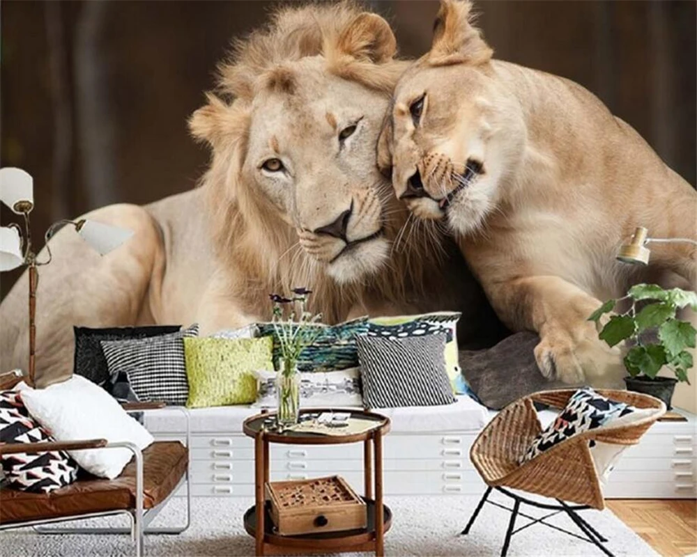 Beibehang Custom 3D Wallpaper Animals Background Wallpaper Lion Mural 3D Living Room Bedroom Mural wallpaper for walls 3 d
Beibehang Custom 3D Wallpaper Animals Background Wallpaper Lion Mural 3D Living Room Bedroom Mural wallpaper for walls 3 d