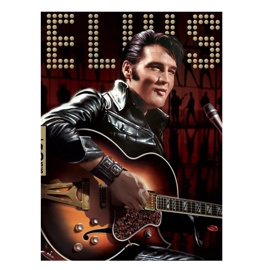 Полная Алмазная вышивка 5D diy алмазная живопись Elvis Presley крестиком 3D мозаика