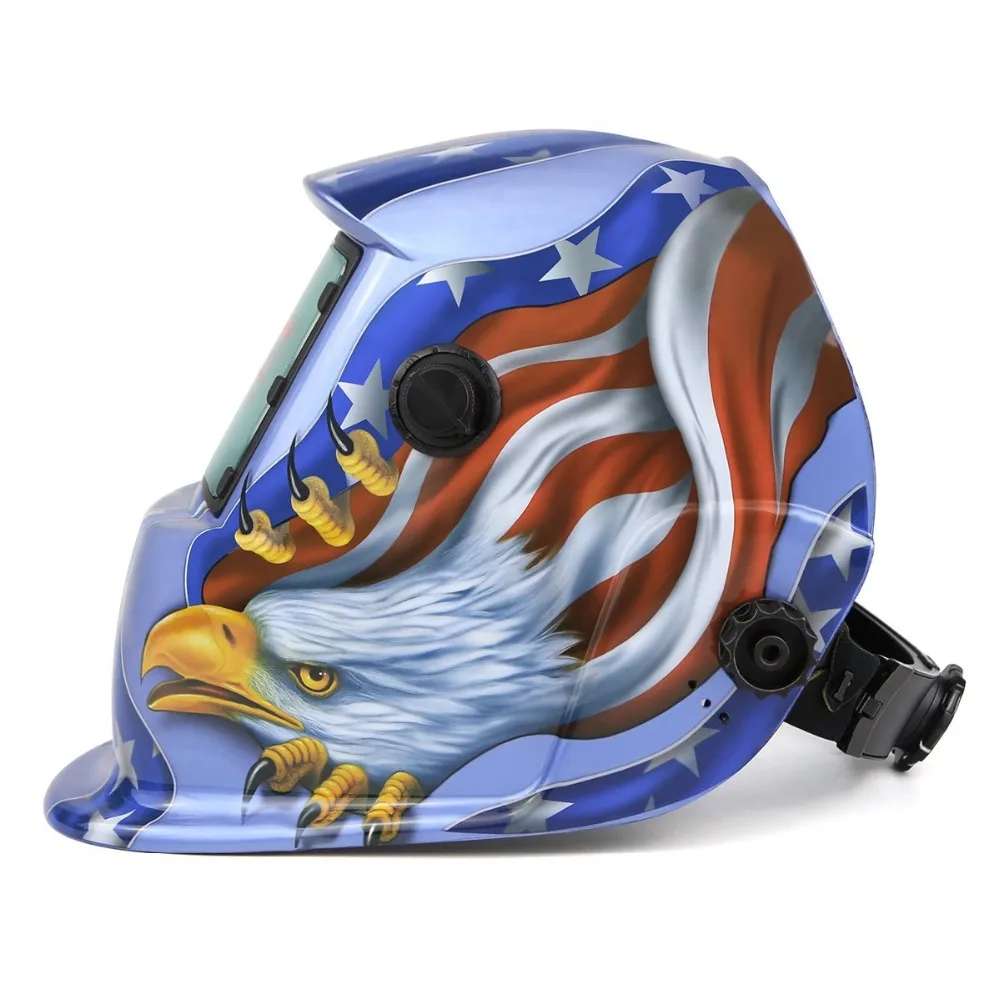 Solar Powered Welding Helmet Auto Darkening Hood with Adjustable Shade Range 4/9-13 for Mig Tig Arc Welder Mask image selec't
Solar Powered Welding Helmet Auto Darkening Hood with Adjustable Shade Range 4/9-13 for Mig Tig Arc Welder Mask image selec't