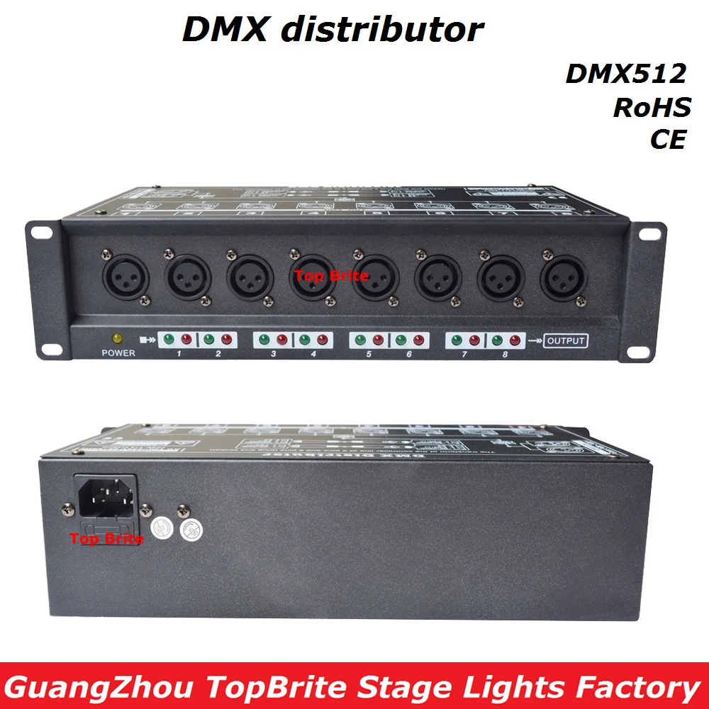 2017, 100%, новый контроллер сцсветильник DMX512, разветвитель света разделитель усилителя сигнала 8 Way DMX, дистрибьютор для сценического оборудова...
2017, 100%, новый контроллер сцсветильник DMX512, разветвитель света разделитель усилителя сигнала 8 Way DMX, дистрибьютор для сценического оборудова...