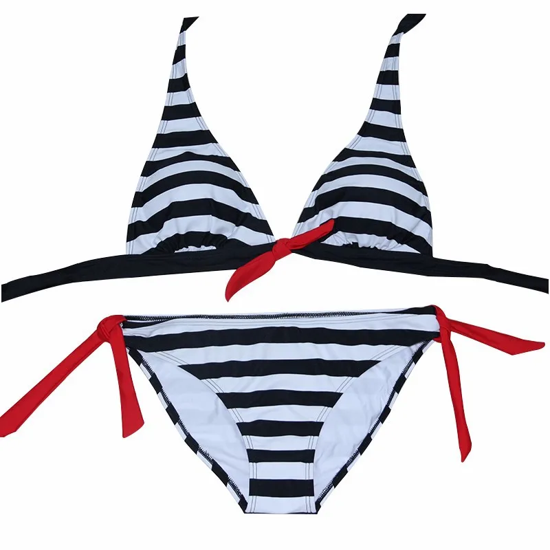 Sexy Red Lace Up Striped Brazilian Bikini Set Padded Swimwear Women Halter Swimming Suit Summer Beachwear Thong Swimsuit Maillot
Sexy Red Lace Up Striped Brazilian Bikini Set Padded Swimwear Women Halter Swimming Suit Summer Beachwear Thong Swimsuit Maillot
