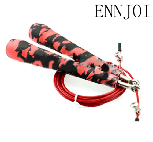 

3M Single Jump Camouflage Handle Bearing Skipping Ropes Fast Speed Adjustable Fitness Aerobic Jumping Exercise Equipment