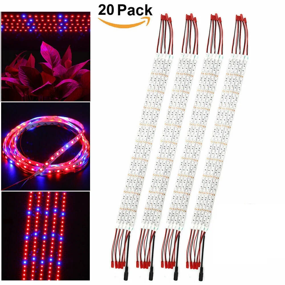 20pcs/lot 0.5M LED Strip For Plant Grow Lights DC12V Red Blue Hydroponic Led Bar Growing Lamp Seeds Vegs Grow Tent Greenhouse
20pcs/lot 0.5M LED Strip For Plant Grow Lights DC12V Red Blue Hydroponic Led Bar Growing Lamp Seeds Vegs Grow Tent Greenhouse