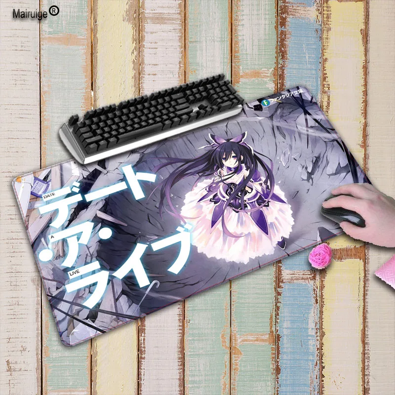 Mairuige Date A live Anime Large Gaming Mouse Pad Lockedge Mouse Mat For Laptop Computer Keyboard Pad Desk Pad For Dota 2 CSGO
Mairuige Date A live Anime Large Gaming Mouse Pad Lockedge Mouse Mat For Laptop Computer Keyboard Pad Desk Pad For Dota 2 CSGO