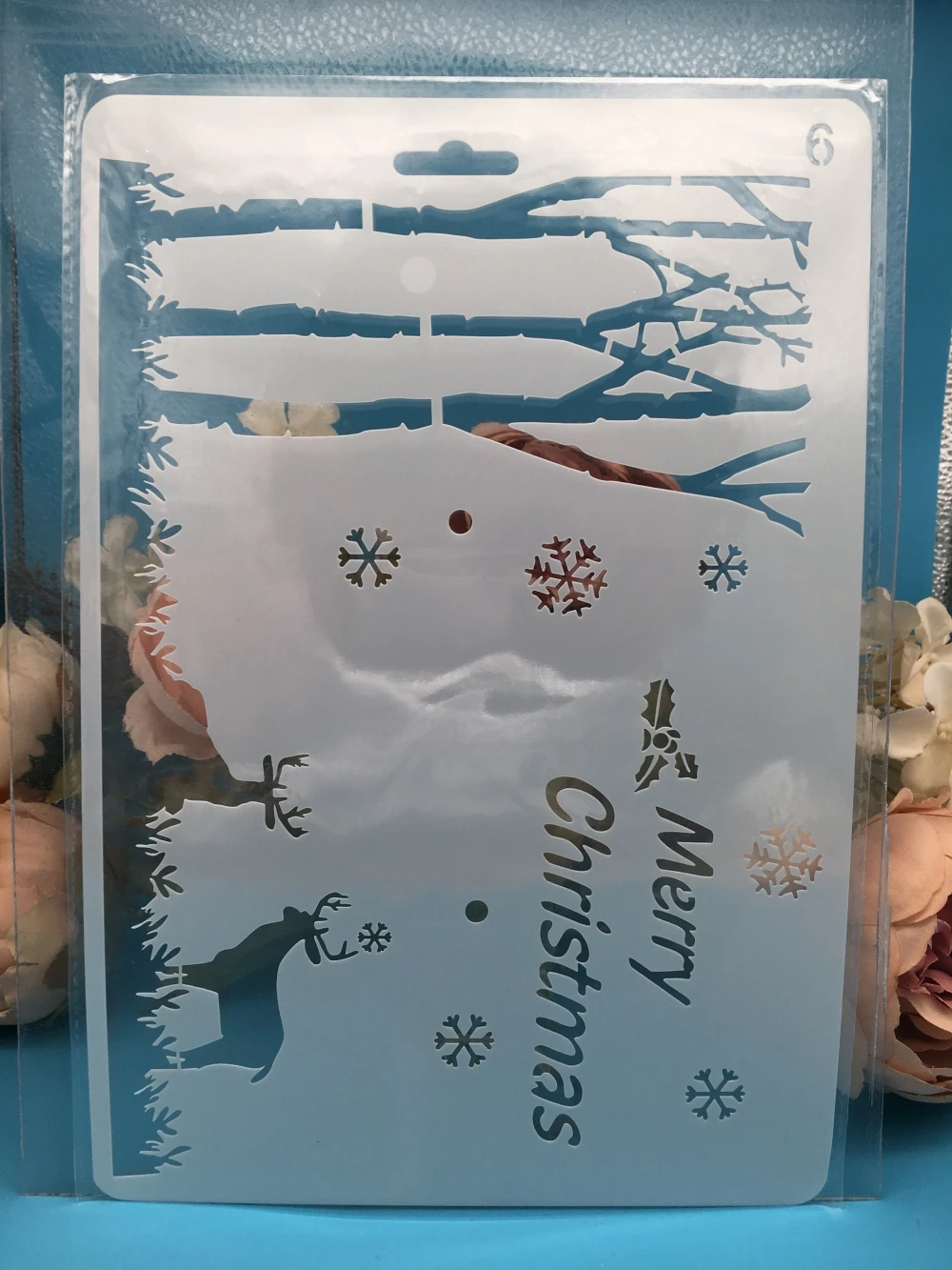 A4 Tree Deer Merry Christmas DIY Craft Layering Stencils Wall Paint Scrapbook Stamp Embossing Album Decorative Card Template
A4 Tree Deer Merry Christmas DIY Craft Layering Stencils Wall Paint Scrapbook Stamp Embossing Album Decorative Card Template