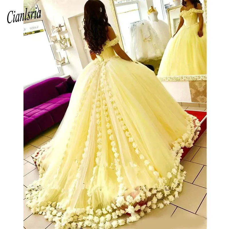 2020 желтое бальное платье, платья для Quinceanera, 3D, ручная работа, цветы, открытые плечи, милая, 16 цветов, тюль принцессы
2020 желтое бальное платье, платья для Quinceanera, 3D, ручная работа, цветы, открытые плечи, милая, 16 цветов, тюль принцессы
