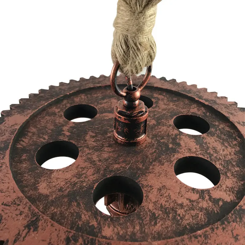 Vintage Antique Iron Rope Pendant Light Creative E27 Industrial Wind Gear Hanging Lamp For Clothing Shop Restaurant Coffee Bar
Vintage Antique Iron Rope Pendant Light Creative E27 Industrial Wind Gear Hanging Lamp For Clothing Shop Restaurant Coffee Bar