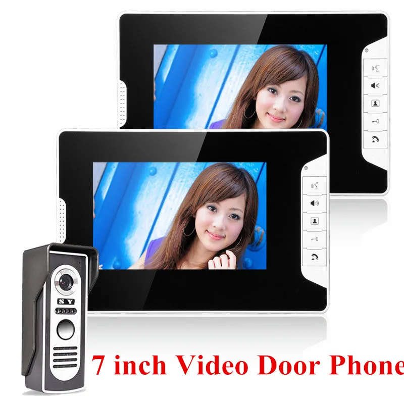 7'' TFT LCD Wired Video Door Phone System Visual Intercom Doorbell Indoor Monitor Waterproof Outdoor IR Camera
7'' TFT LCD Wired Video Door Phone System Visual Intercom Doorbell Indoor Monitor Waterproof Outdoor IR Camera