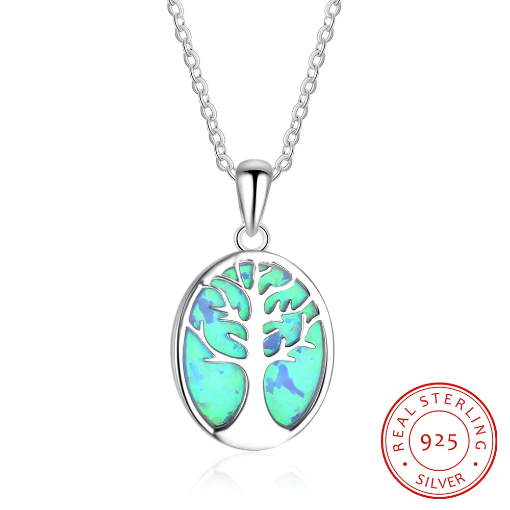 S925 sterling s-ilver sea blue life tree pendant necklace women's jewelry fashion gift
S925 sterling s-ilver sea blue life tree pendant necklace women's jewelry fashion gift