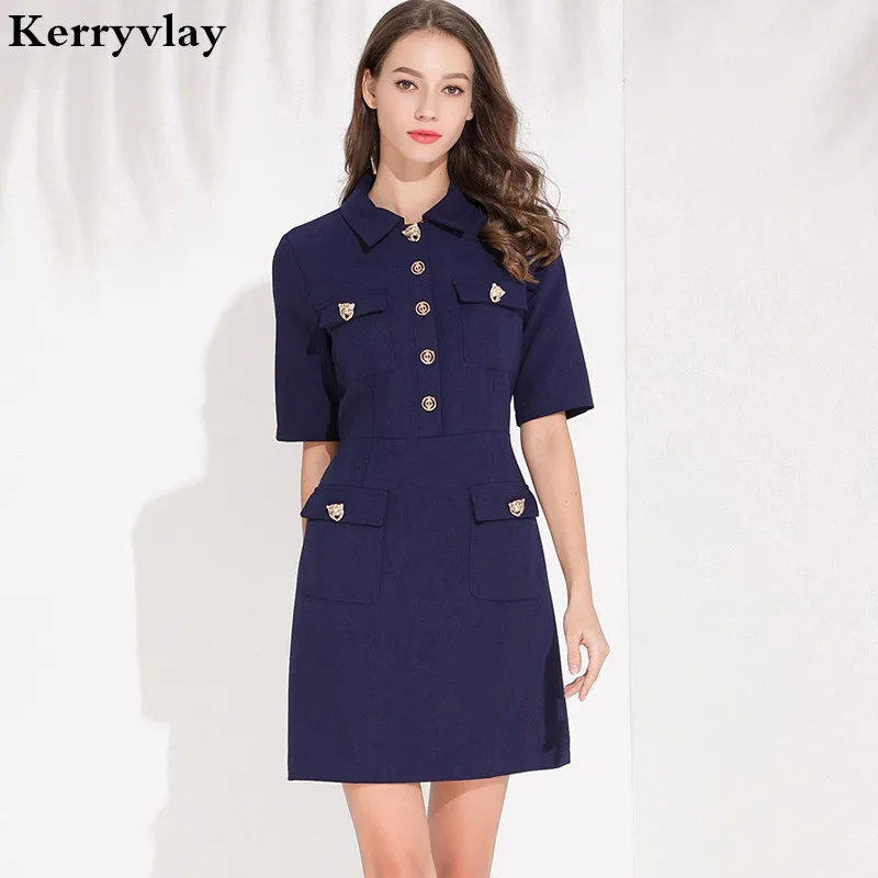 High-end Spring Thick Short Blue Office Dress Zomerjurk Dames 2021 Women Midi Party Dress Zomer Jurk Dames Jurken K7006
High-end Spring Thick Short Blue Office Dress Zomerjurk Dames 2021 Women Midi Party Dress Zomer Jurk Dames Jurken K7006