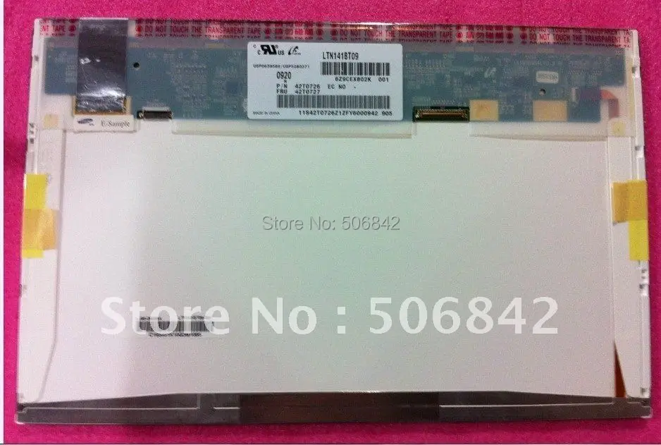 14.1" Laptop Screen LTN141BT09 LCD Display Panel for Lenovo t410 t410i (1440*900)
14.1" Laptop Screen LTN141BT09 LCD Display Panel for Lenovo t410 t410i (1440*900)