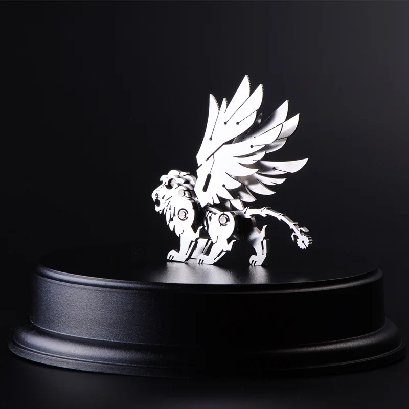 3D Detachable Stainless Steel Scorpion Tail Lion Assembled Model Silver Decoration Toys Models For Boys Free Glue 7.8*6.9*1.5cm
3D Detachable Stainless Steel Scorpion Tail Lion Assembled Model Silver Decoration Toys Models For Boys Free Glue 7.8*6.9*1.5cm