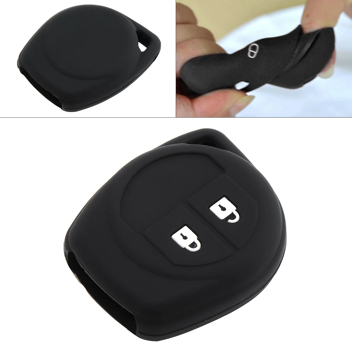 2 Buttons Silicone Straight Plate Car Key Case Holder Protector for SUZUKI SWIFT SX4 Alto JIMNY VITARA IGNIS Splash 2007-2013
2 Buttons Silicone Straight Plate Car Key Case Holder Protector for SUZUKI SWIFT SX4 Alto JIMNY VITARA IGNIS Splash 2007-2013