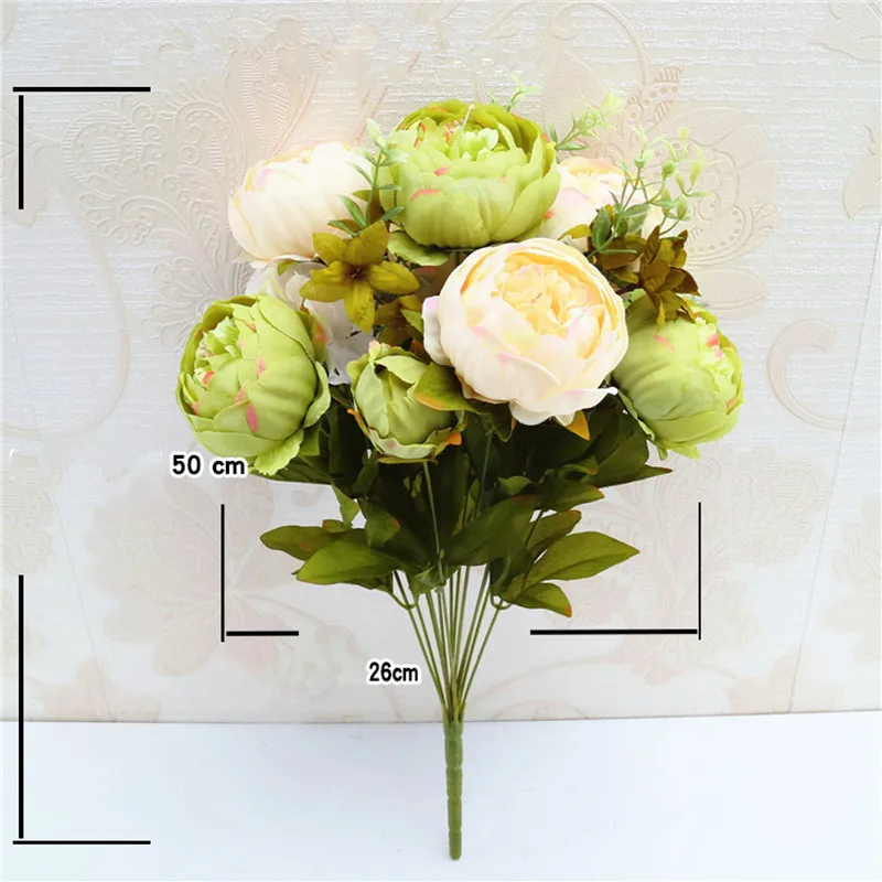 13 European-style Core Peony Artificial Flowers Home Wedding Decoration Fake Flowers
13 European-style Core Peony Artificial Flowers Home Wedding Decoration Fake Flowers