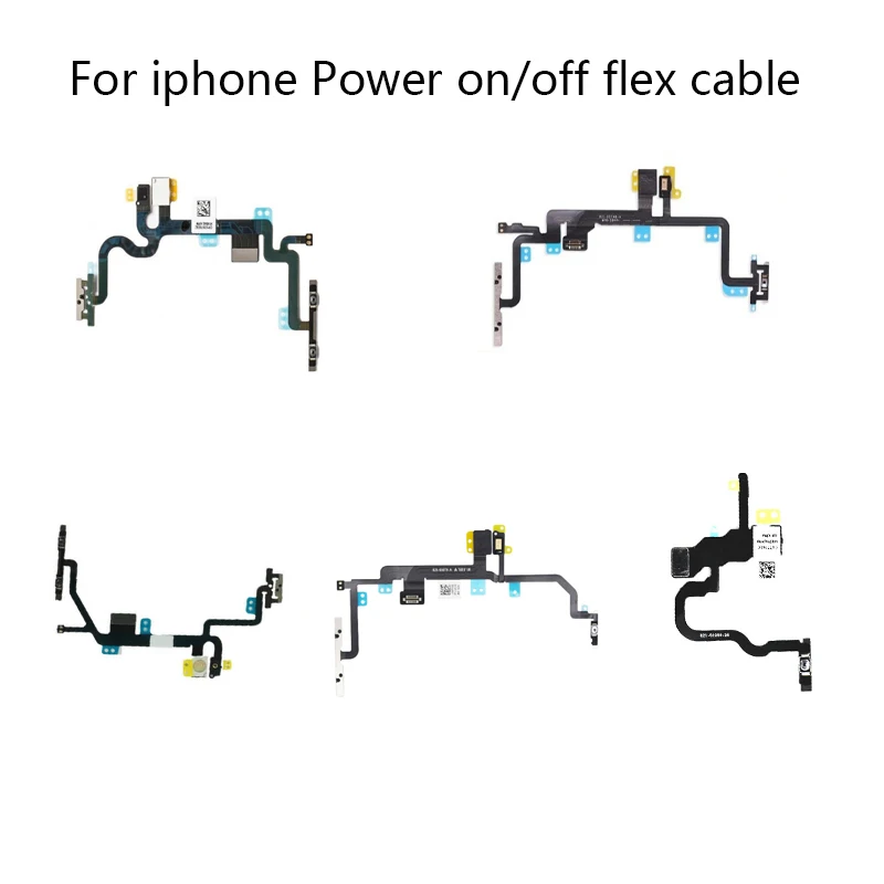 New For Iphone 7 7Plus 8 Plus Power Button On/off Switch Key Flex Cable Ribbon Replacement Parts Repair Part iphone X | Мобильные