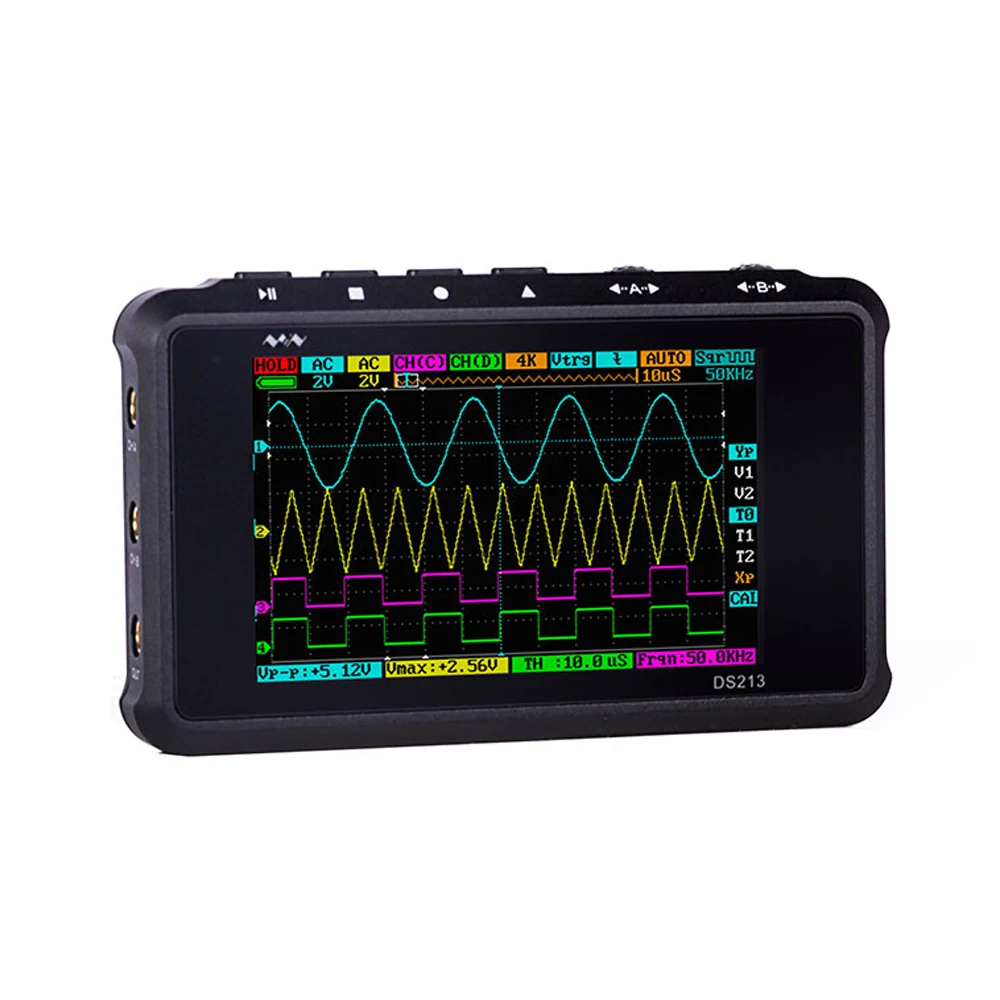 New Handheld Digital Oscilloscope DSO DS213 2CH 15MHz 100MSa/s Signal Generator DSO212 2CH 1MHz 10MSa/s
New Handheld Digital Oscilloscope DSO DS213 2CH 15MHz 100MSa/s Signal Generator DSO212 2CH 1MHz 10MSa/s