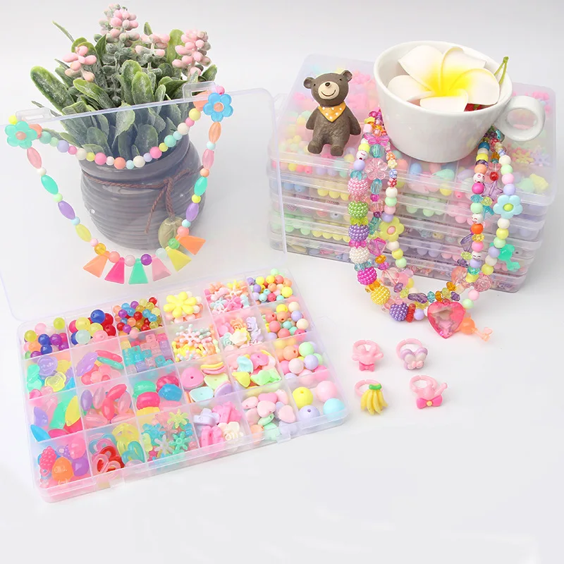 DIY Handmade Beaded Toy with Accessory Set Girl Weaving Bracelet Jewelry Making Toys Educational Toys for children Children Gift
DIY Handmade Beaded Toy with Accessory Set Girl Weaving Bracelet Jewelry Making Toys Educational Toys for children Children Gift