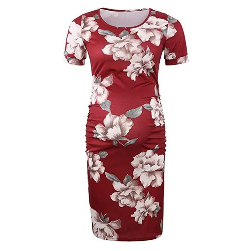 5 Color Pregnant Women Clothes Sexy Maternity Dress Summer O Neck Short Pleated Print Floral Vestido Enceinte Pregnancy Clothing
5 Color Pregnant Women Clothes Sexy Maternity Dress Summer O Neck Short Pleated Print Floral Vestido Enceinte Pregnancy Clothing