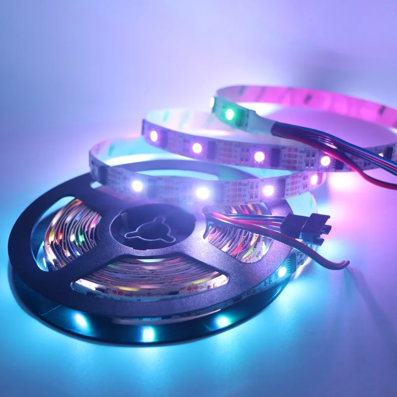 SZYOUMY 32 Pixels/M WS2801 Dream Color SMD 5050 LED Strip Addressable 5V No waterproof 5M + 1 Set 14 keys Full color Controller
SZYOUMY 32 Pixels/M WS2801 Dream Color SMD 5050 LED Strip Addressable 5V No waterproof 5M + 1 Set 14 keys Full color Controller